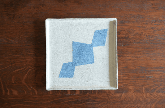 Square Plate / Blue Diamond / スクエアプレート / ブルーダイヤモンド