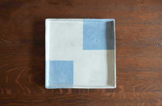 Square Plate / Blue Square / スクエアプレート  / ブルースクエア