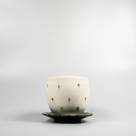 湯呑（花） 麻ノ窯