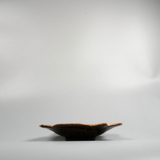 飴釉かさね皿（中） 麻ノ窯