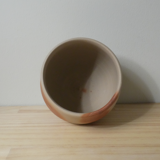 Rounded cup (light-colored) | Jun Takagi | Bizen Ware