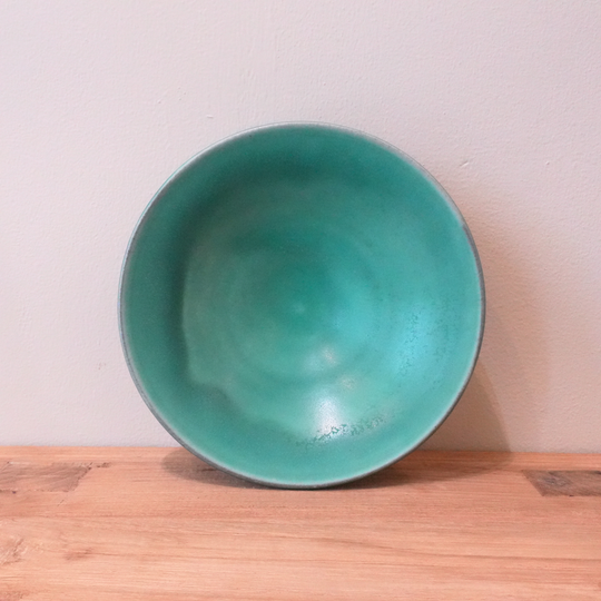 Shallow Bowl | Small | Green | 16cm | Shoyo Kiln | Tamba Ware