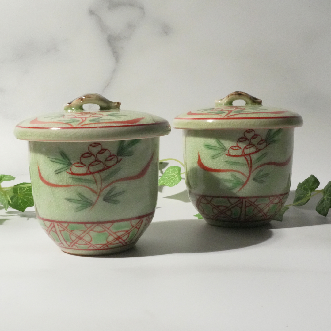 Tasse libre avec couvercle | Shōchikubai | Shōhō
