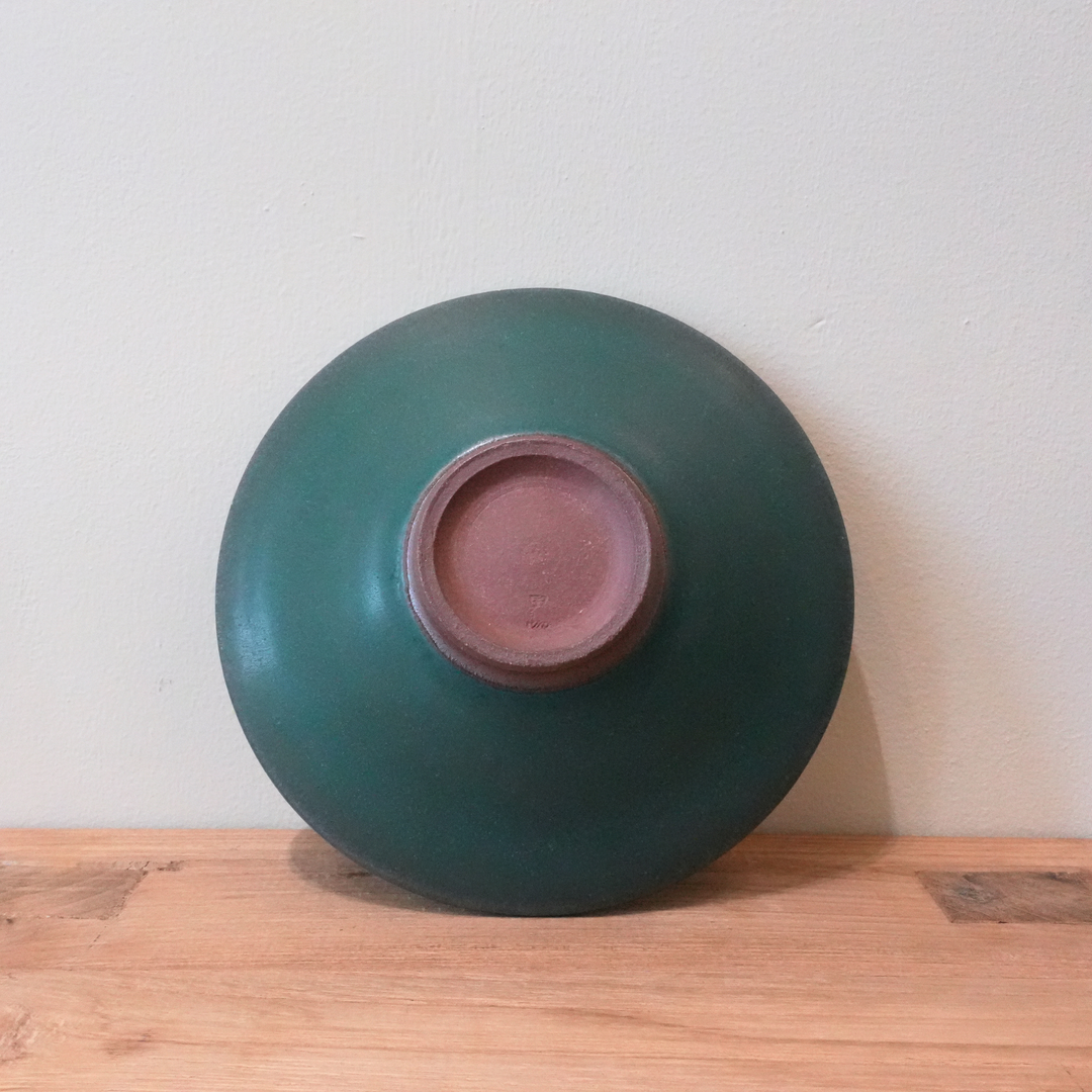 Shallow Bowl | Small | Green | 16cm | Shoyo Kiln | Tamba Ware