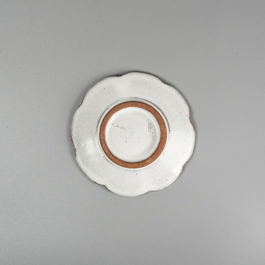 Flower-shaped mamezara | White | Asano Kiln