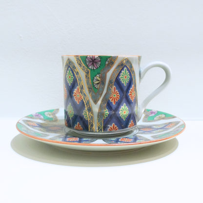 嬉祥窯　カップ＆ソーサー　古伊万里様式　有田焼