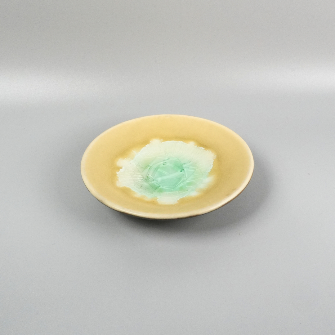 Crackle glaze small plate | Shoyo Kiln