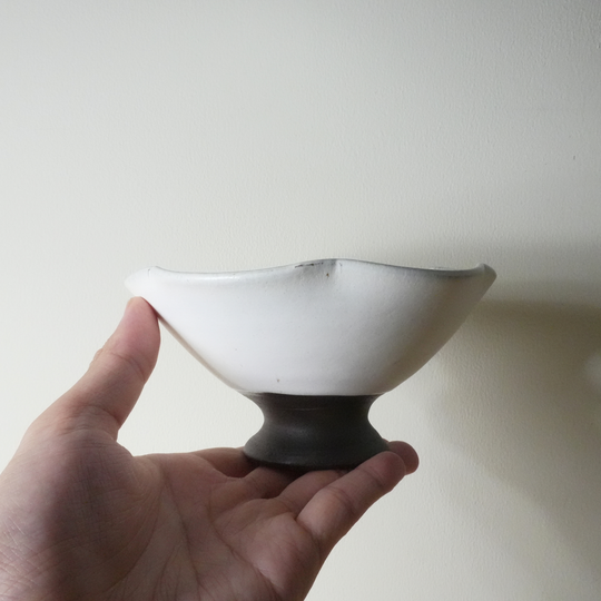足付き小鉢 (大) | 青 | 信水窯