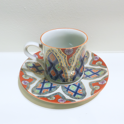 嬉祥窯　カップ＆ソーサー　古伊万里様式　有田焼