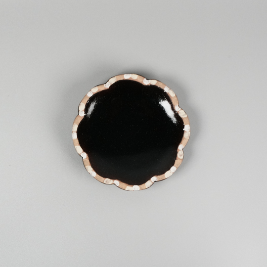Flower-shaped mamezara | White | Asano Kiln