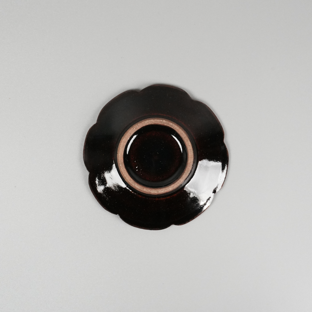 Flower-shaped mamezara | White | Asano Kiln