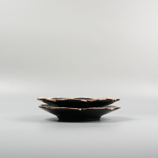 Flower-shaped mamezara | White | Asano Kiln