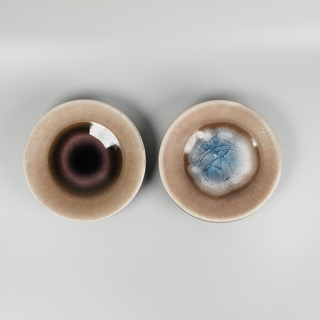 Crackle glaze small plate | Shoyo Kiln