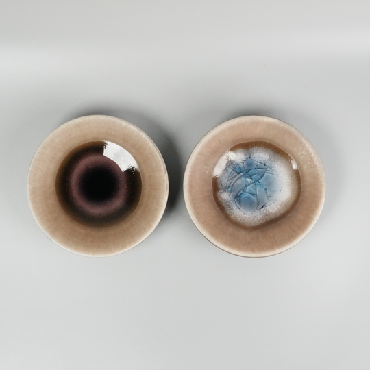 Crackle glaze small plate | Shoyo Kiln