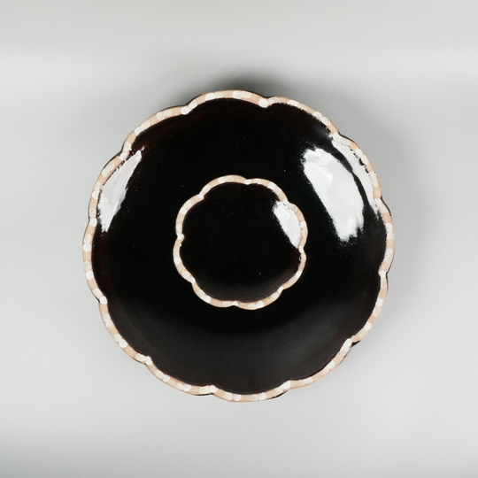 Flower-shaped mamezara | White | Asano Kiln