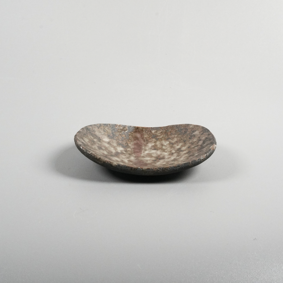 豆皿 炭化だえん