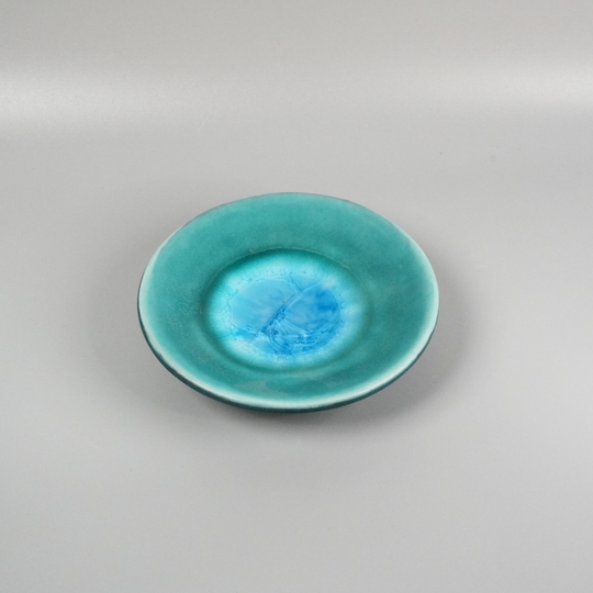 Crackle glaze small plate | Shoyo Kiln