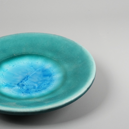 Crackle glaze small plate | Shoyo Kiln
