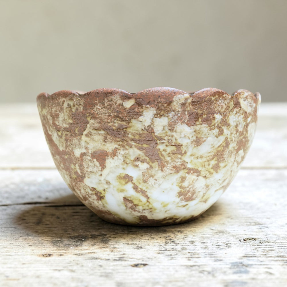 Small Bowl with Glazed Clay | Asanogama