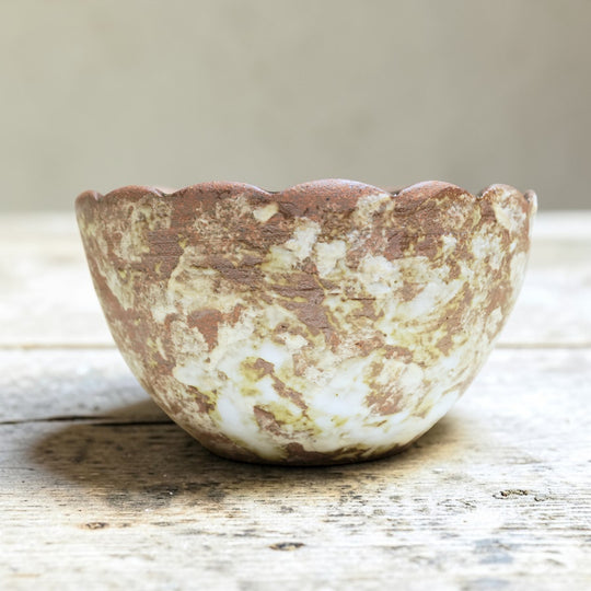 Small Bowl with Glazed Clay | Asanogama