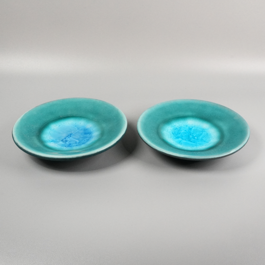 Crackle glaze small plate | Shoyo Kiln