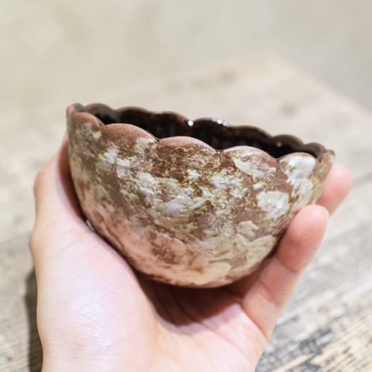 Small Bowl with Glazed Clay | Asanogama