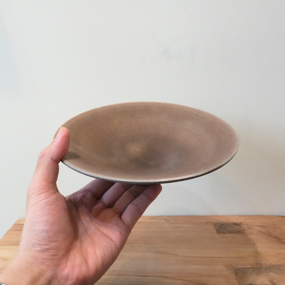 浅鉢 | 大 | 栗茶 |  19cm | 昇陽窯| 丹波焼