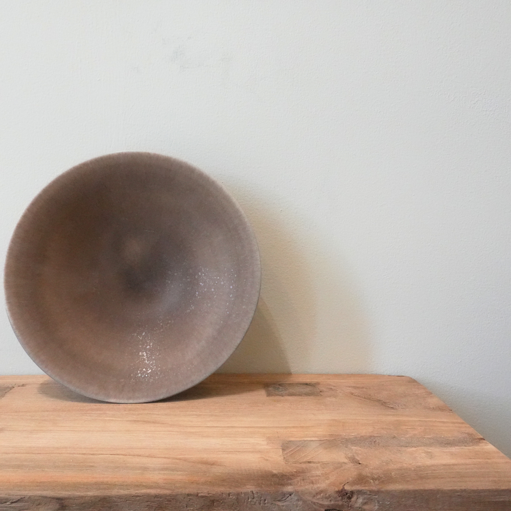 浅鉢 | 大 | 栗茶 |  19cm | 昇陽窯| 丹波焼