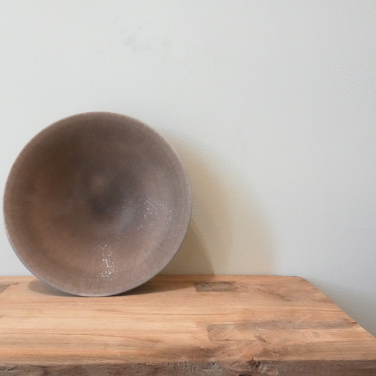 浅鉢 | 大 | 栗茶 |  19cm | 昇陽窯| 丹波焼