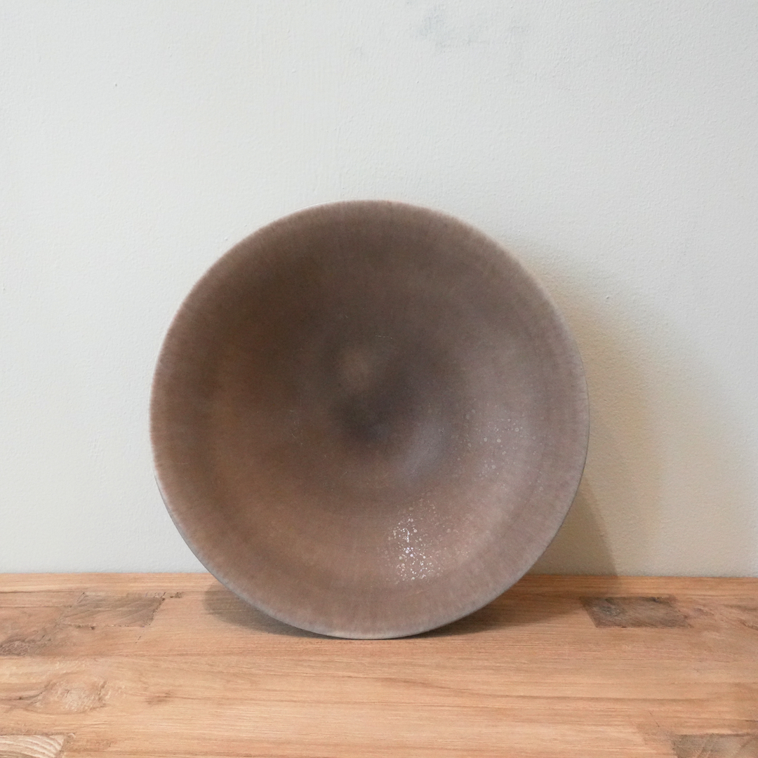 浅鉢 | 大 | 栗茶 |  19cm | 昇陽窯| 丹波焼