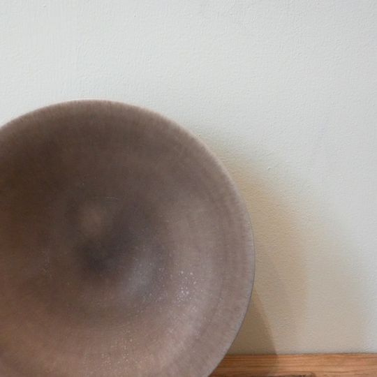 浅鉢 | 大 | 栗茶 |  19cm | 昇陽窯| 丹波焼