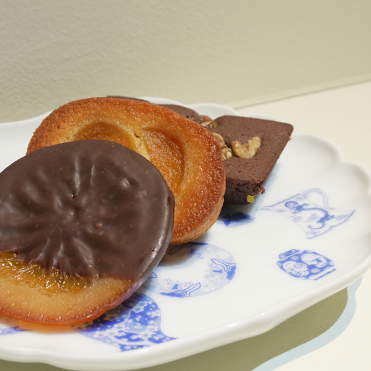 Fukagawa-Seiji Assiette à dessert (moyenne) Blue China