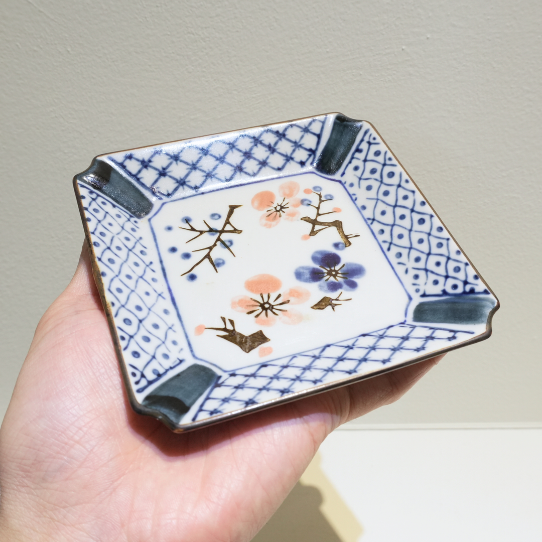 有田焼 五峰 角皿 – Maison Toji