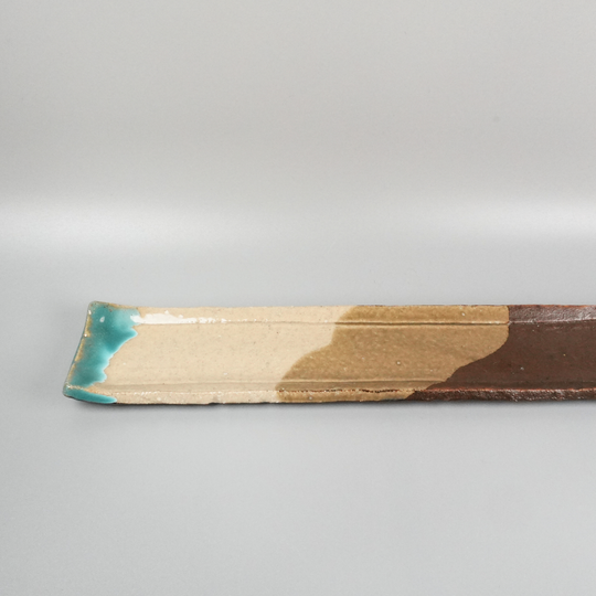 細長角皿｜直作窯