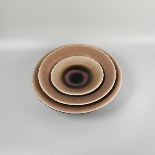 Crackle glaze small plate | Shoyo Kiln