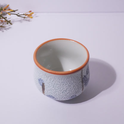 青い花模様 | お猪口