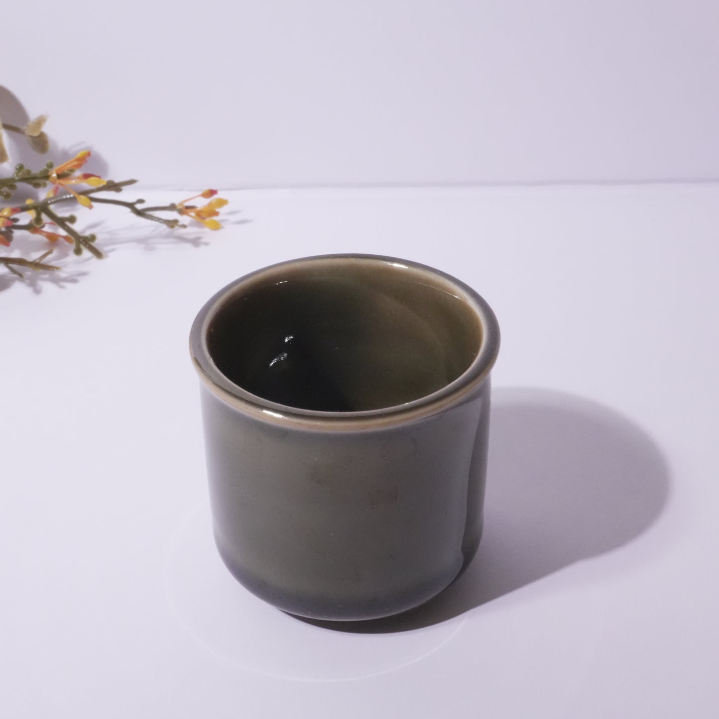 スタイリッシュなディープグリーン | お猪口