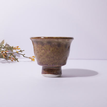 茶色 | 縦長 | お猪口