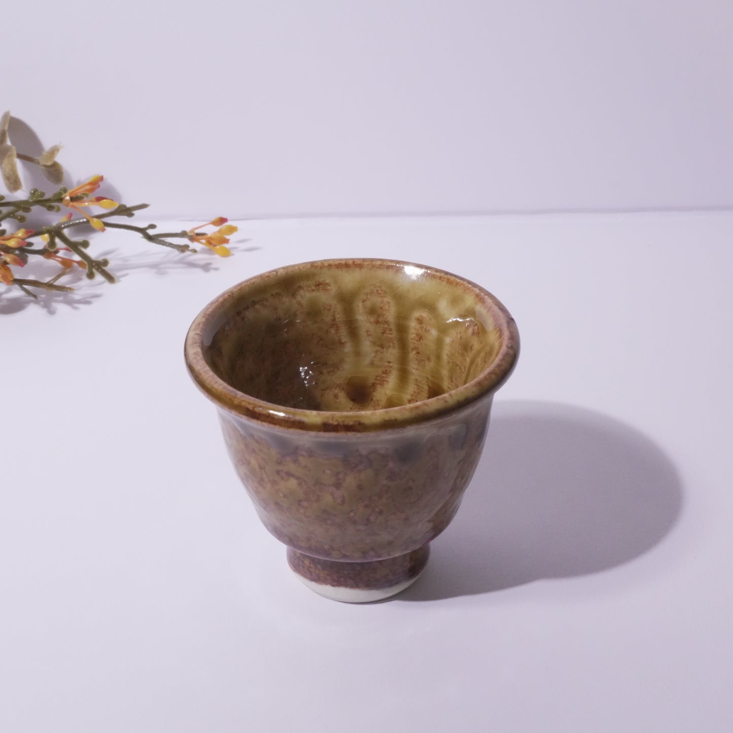 茶色 | 縦長 | お猪口