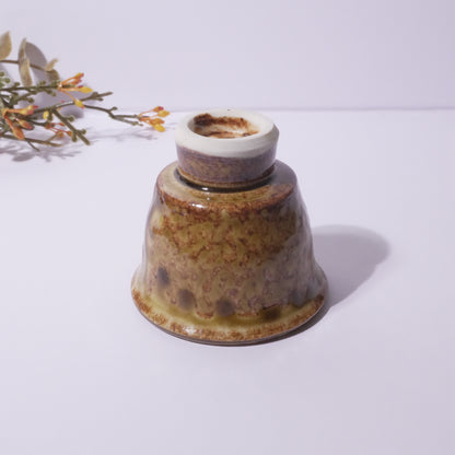 茶色 | 縦長 | お猪口