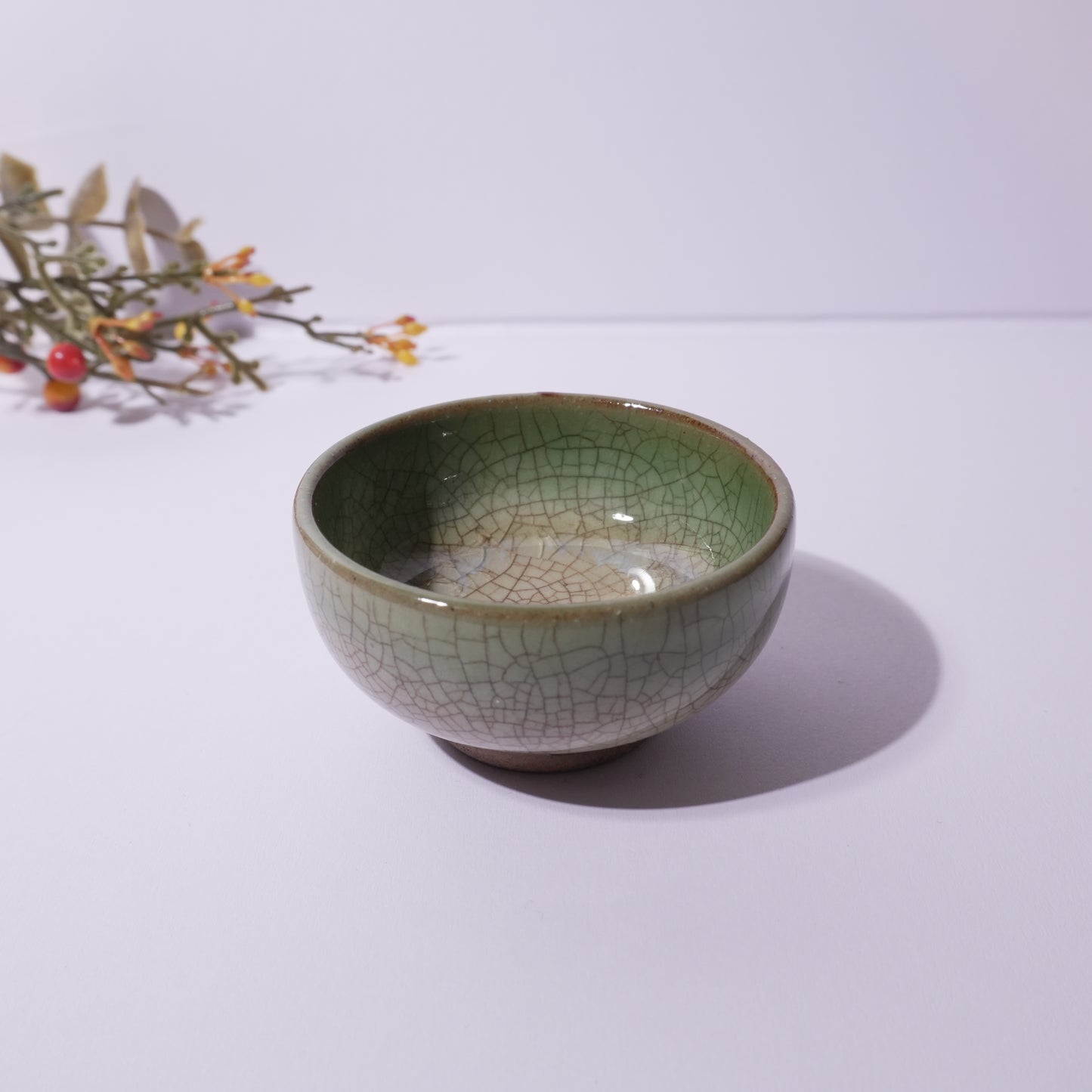 貫入 | ライトグリーン | お猪口