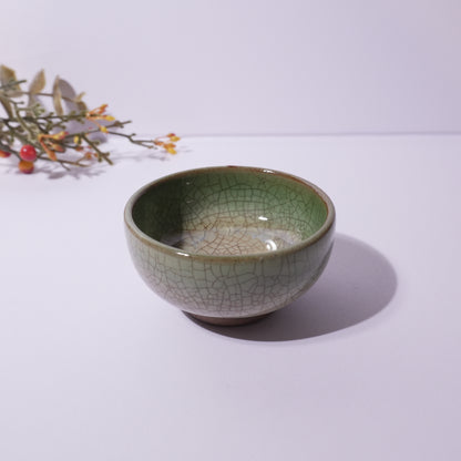 貫入 | ライトグリーン | お猪口