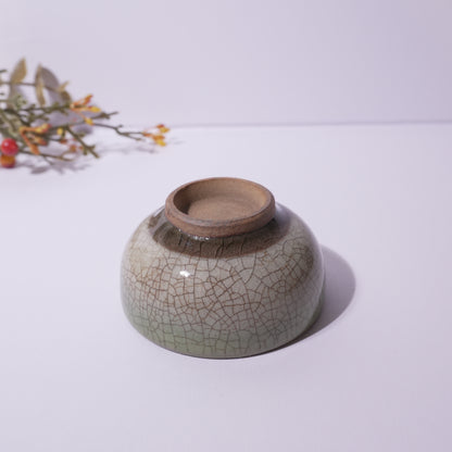 貫入 | ライトグリーン | お猪口