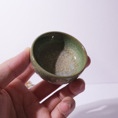 貫入 | ライトグリーン | お猪口