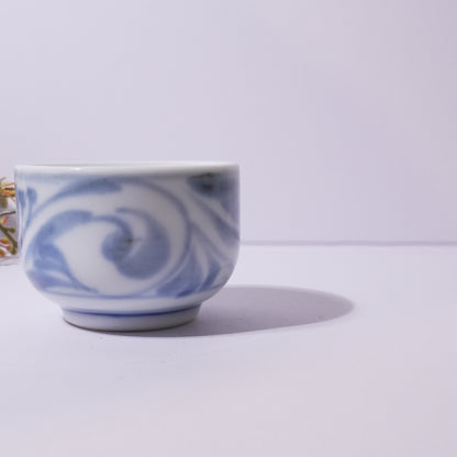 呉須 | 唐草文 | お猪口