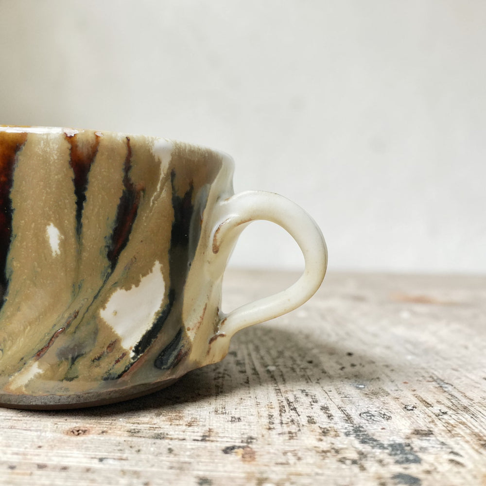 無骨なマグカップ | ブラウン | 省三窯 | 丹波焼