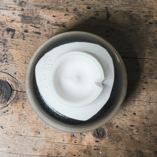 Cherry Blossom and Black Matcha Bowl | Slightly Smaller | Yoshiki Sugiura